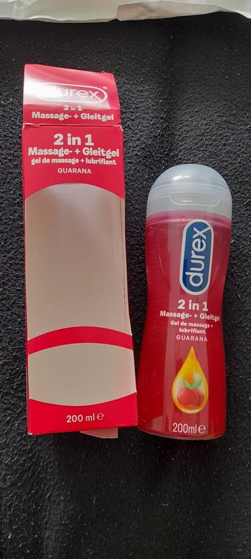 Durex Play 2 in 1 Massage-Gel und Gleitgel 200 ml mit Guarana