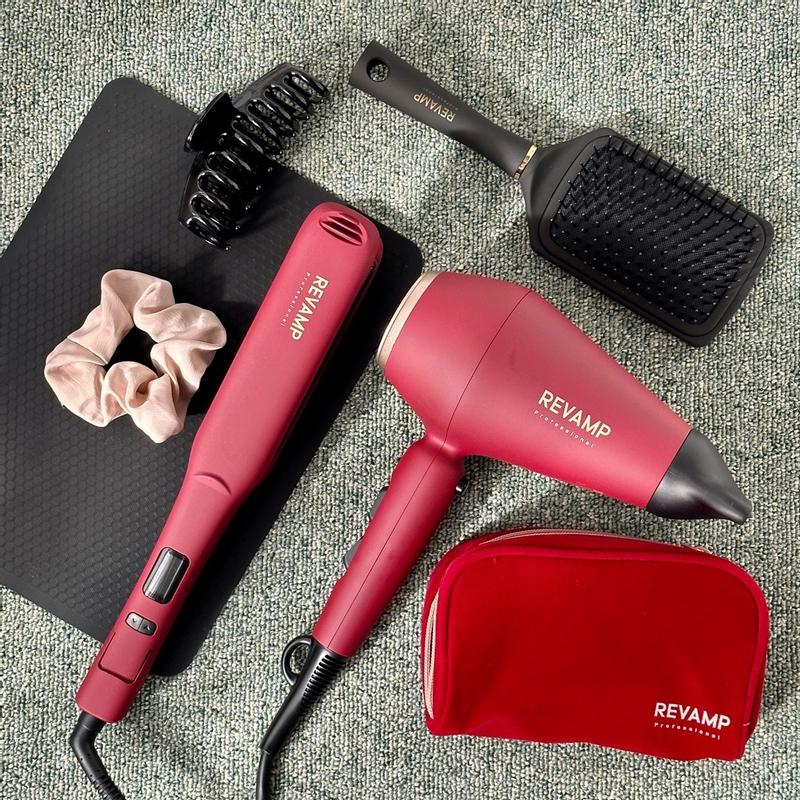 Hair dryer and 2024 straightener gift set