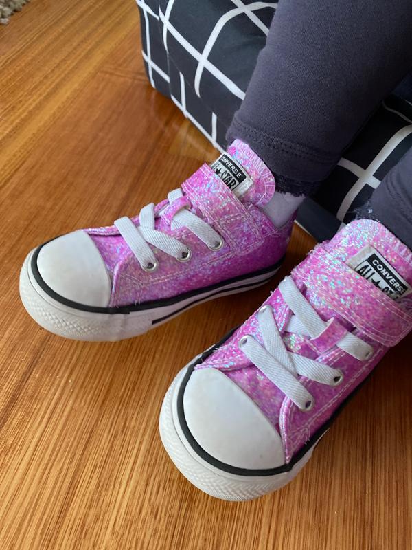 pink sparkly converse toddler shoes