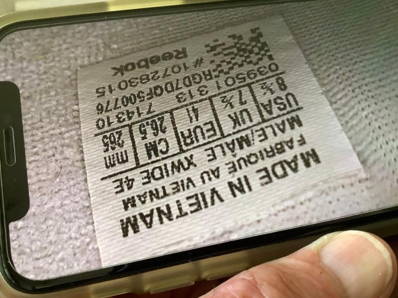 Photo submitted with review of product