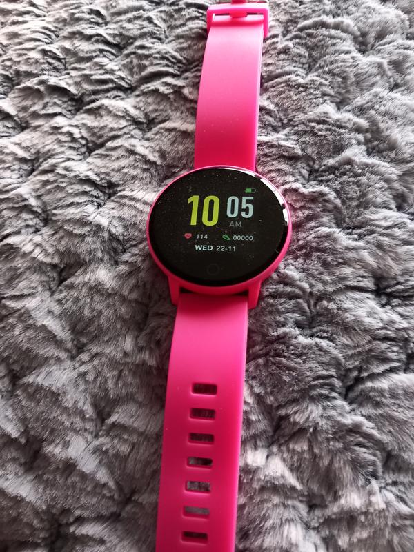 Hot Pink Waterproof Smart Watch Series 09 Reflex Active