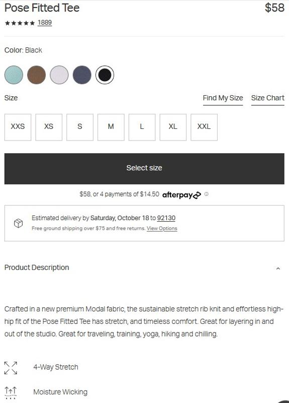 User uploaded product image