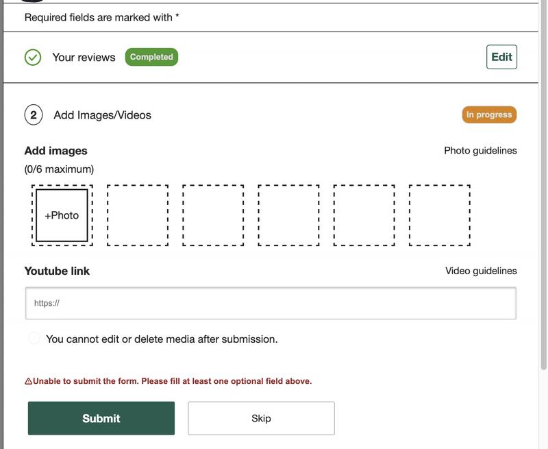 User uploaded product image