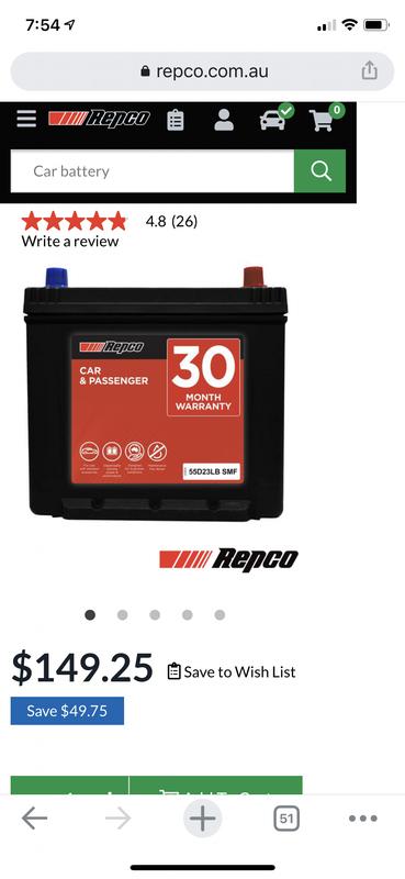 car battery prices repco