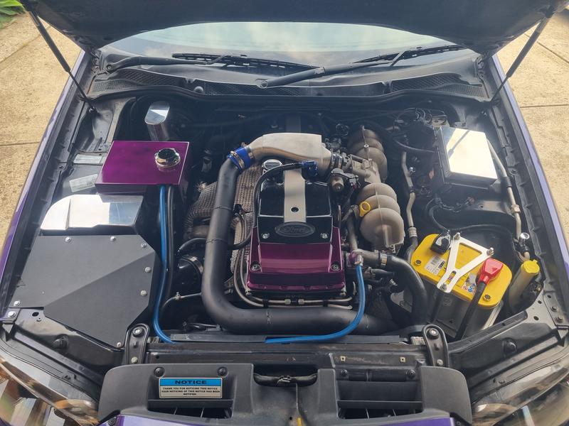 Purple Anodized Coating Spray Can Brake Engine Custom Caliper