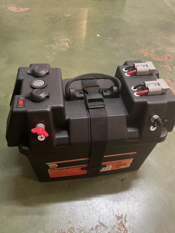 Maxi Trac Heavy Duty Battery Box 325 x 200 x 185mm - MTBBPH - Maxi