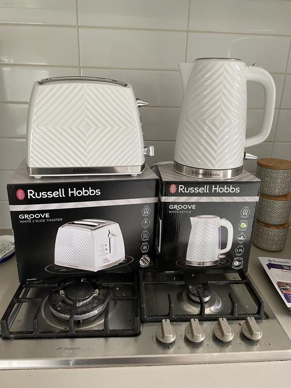 Russell Hobbs Groove Kettle - White