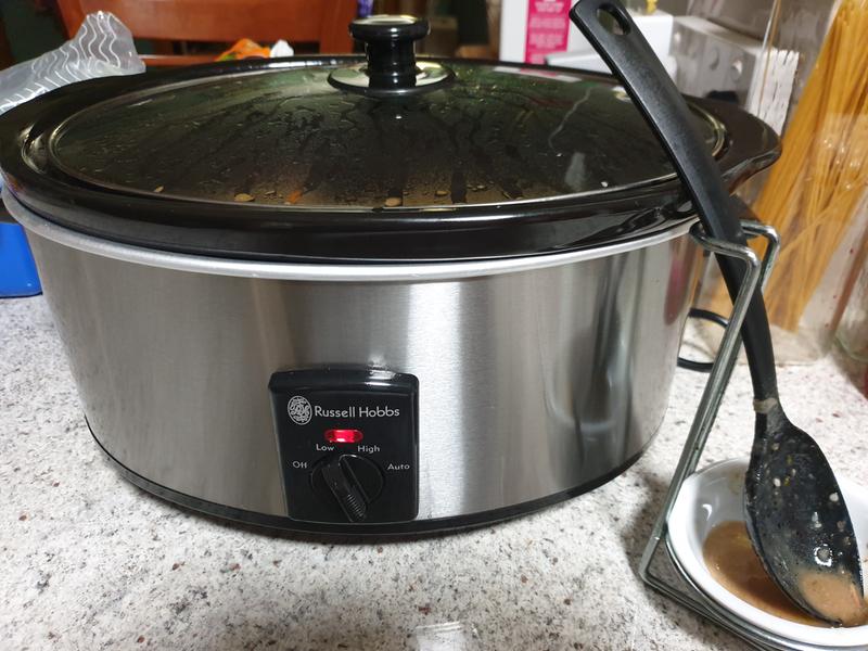 3.5L Slow Cooker Brushed Stainless Steel Russell Hobbs Australia