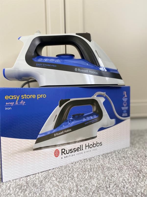 Russell hobbs 23770 wrap and clip easy store steam iron sales