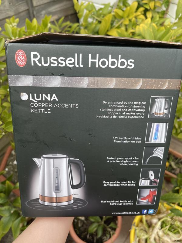 Buy Russell Hobbs Luna Quiet Boil Copper Jug Kettle 24280, Kettles