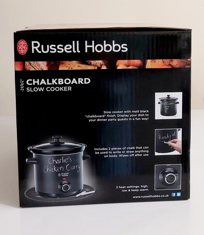 Chalk Board Slow | Russell Cooker 24180 Hobbs 3.5L UK