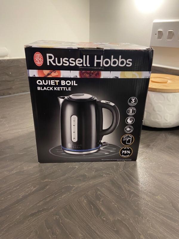 Russell Hobbs 20460 Buckingham Quiet Boil 1.7 L 3000 W Kettle Brushed  Stainless Steel Silver 220 VOLTS NOT FOR USA