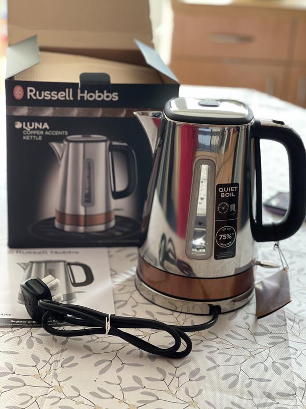 Buy Russell Hobbs Luna Quiet Boil Copper Jug Kettle 24280, Kettles