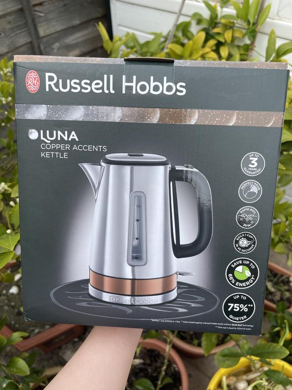 Buy Russell Hobbs Luna Quiet Boil Copper Jug Kettle 24280, Kettles