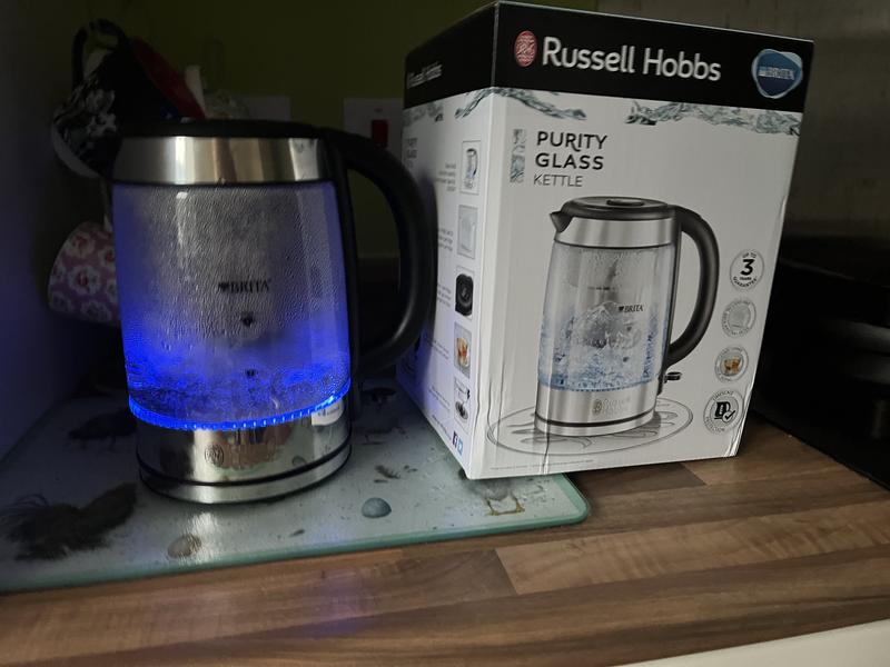 Purity Glass Brita Kettle 20760 10 Russell Hobbs