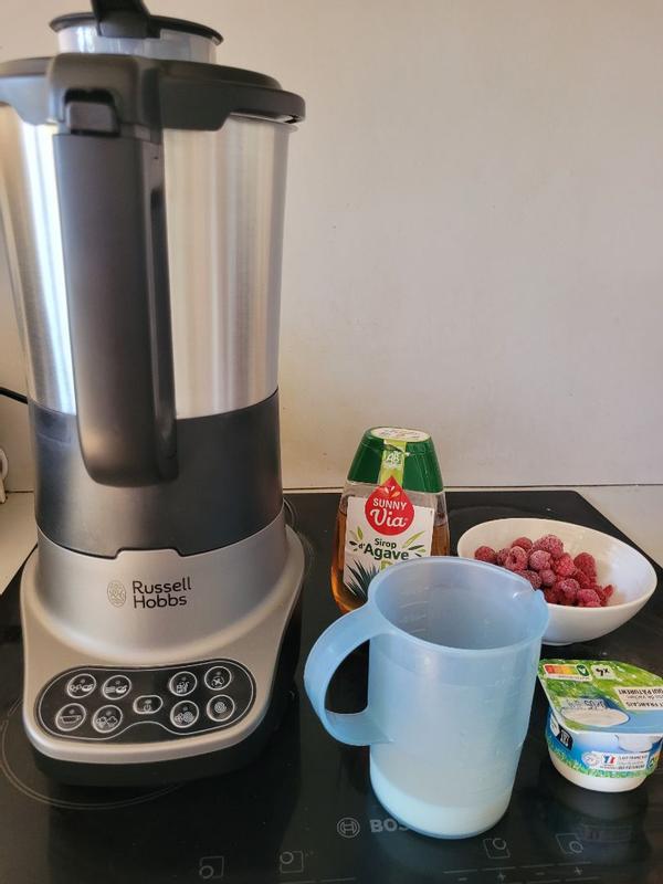 Blender chauffant - RUSSELL HOBBS Soup & Blend 2-en-1 - 800 W - Bol inox 1,75 L - 8 programmes - 21480-56 - Electroménager
