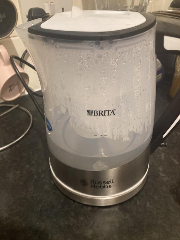 Russell hobbs 22851 purity brita filter clear plastic clearance kettle