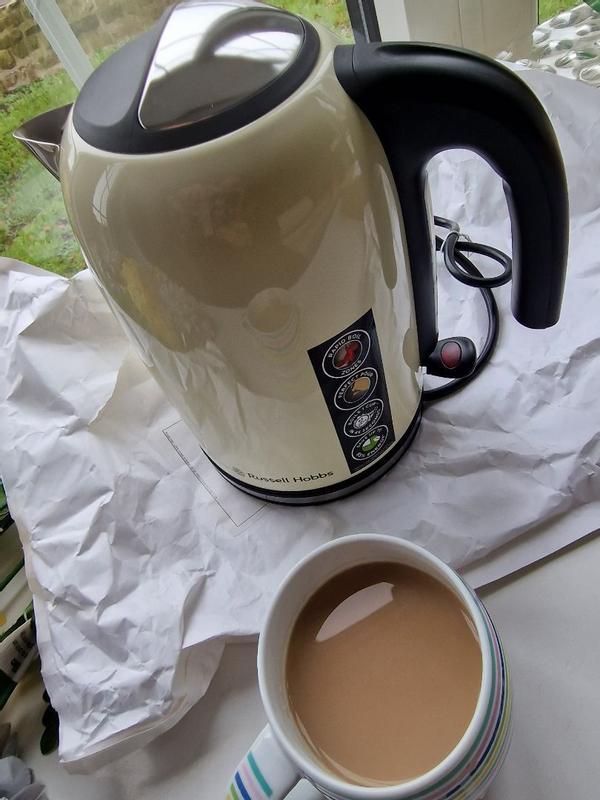 Stainless Steel Kettle in Cream - 20415 - Russell Hobbs