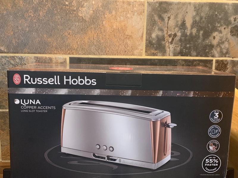 Long Slot Toaster Set Russell Hobbs Toaster Luna Russell Hobbs