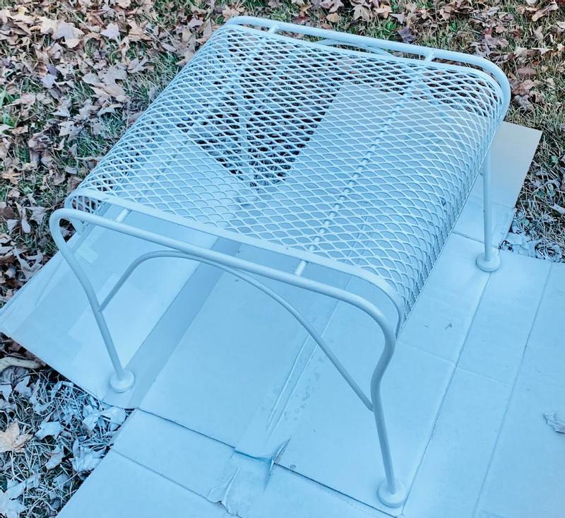 After! The paint is new, smooth, bright, and shiny.