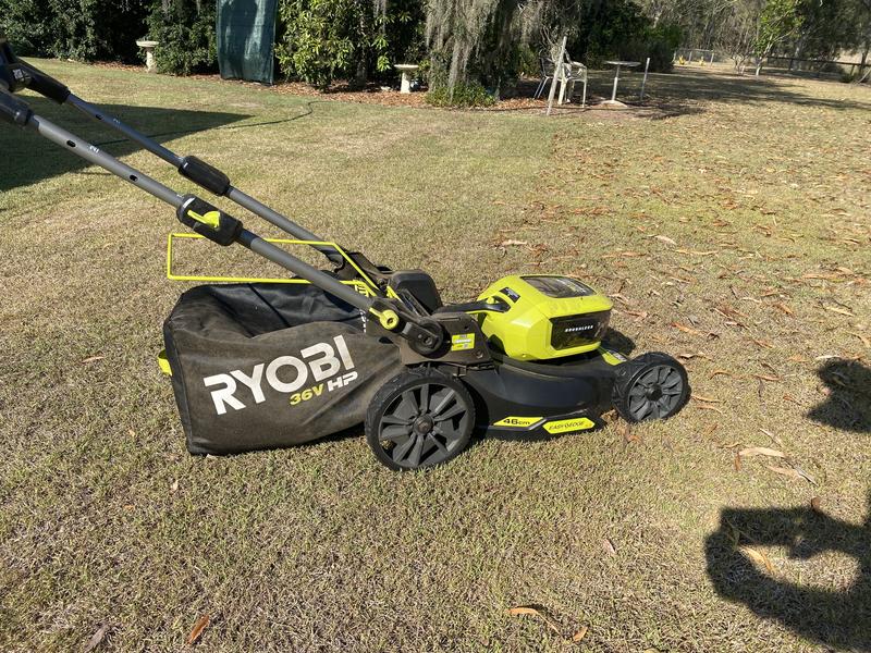 Ryobi 36v mower discount review