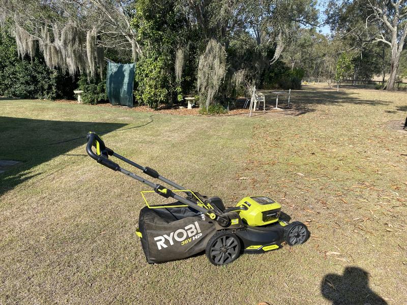 Ryobi 36v mower online review