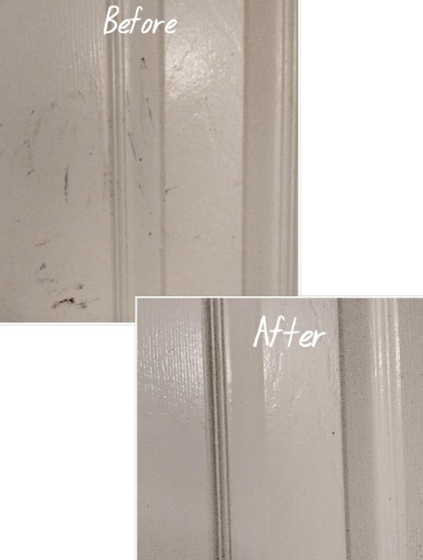 Paint smears gone