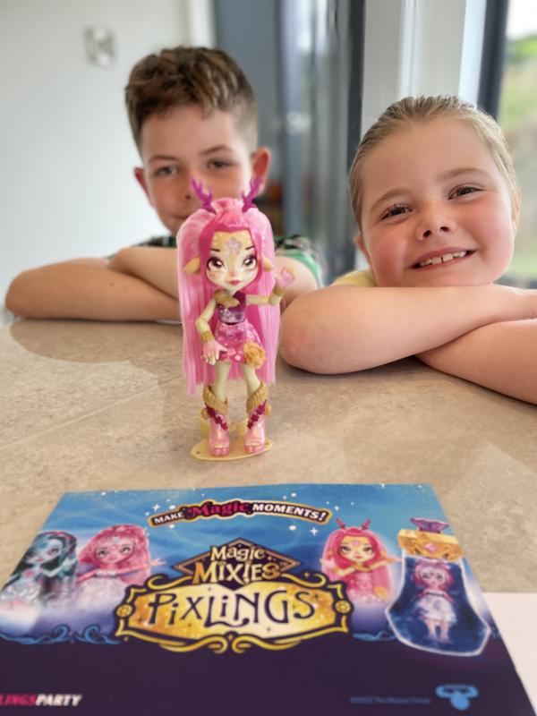  Magic Mixies Pixlings. Deerlee The Deer Pixling. Create and Mix  A Magic Potion That Magically Reveals A Beautiful 6.5 Pixling Doll Inside  A Potion Bottle! : Everything Else