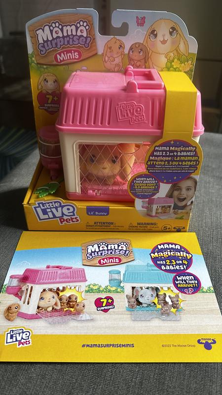 Little Live Pets Lil' Bunny Mini Mama Surprise Playset, 1 ct