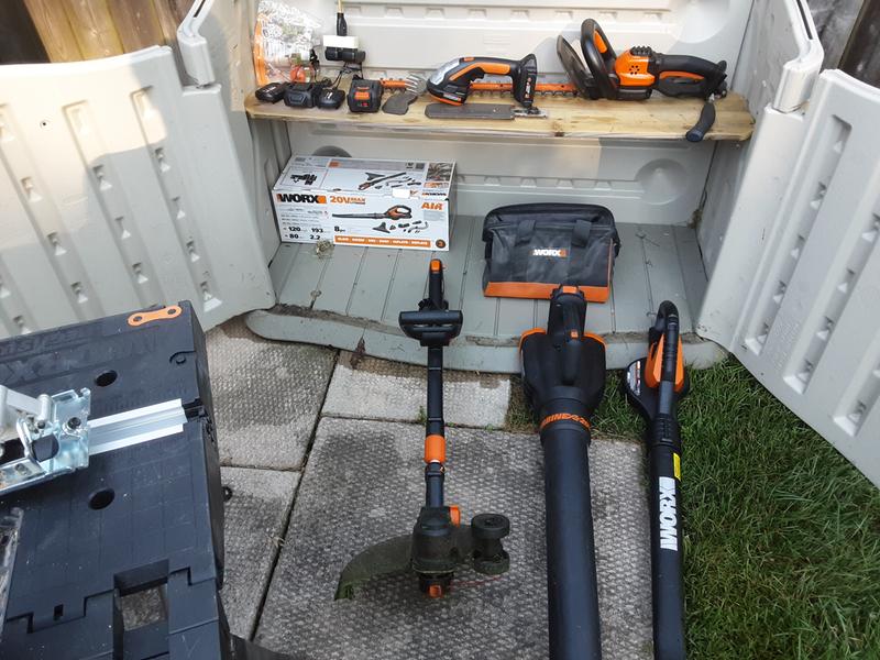 Some of my Worx tools.