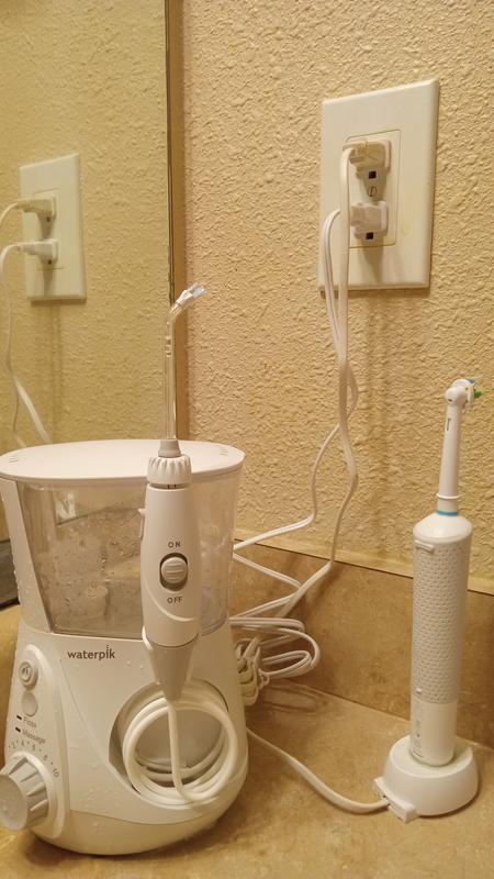 White Waterpik™ Aquarius™ Water Flosser
