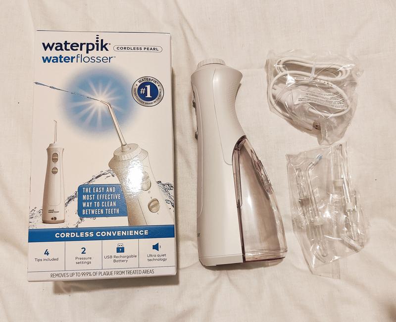 Cordless Pearl- White - Portable Water Flosser | Waterpik