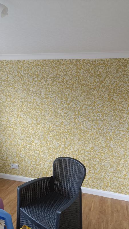 Twilight Ditsy Antique Gold Yellow Wallpaper By Joules | Wallpaper UK