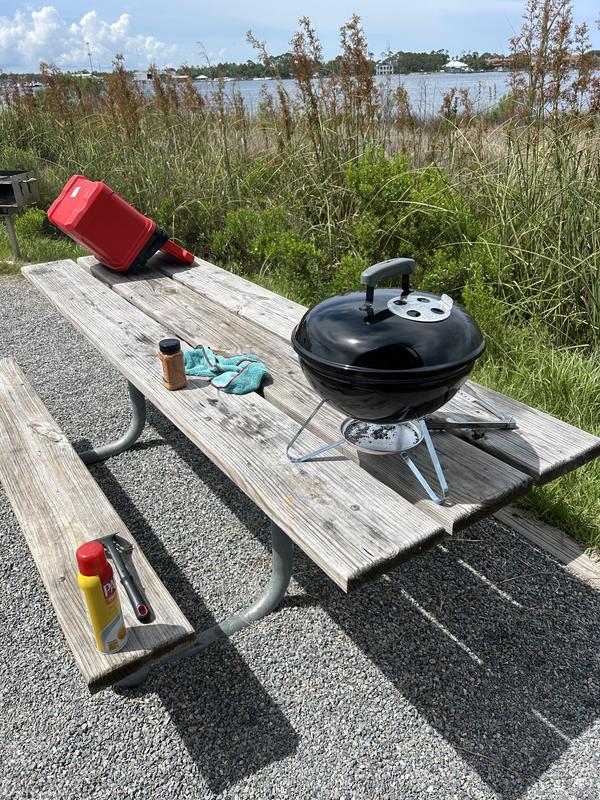 Weber Smokey Joe Silver Charcoal Kettle Grill - 10020 | Blain's