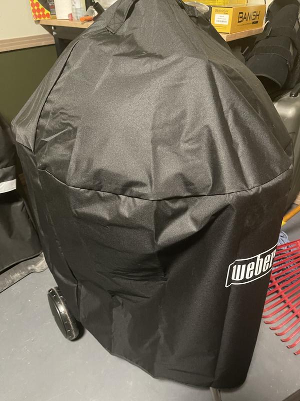 Copertura Per Barbecue Weber Ø57cm - Impermeabile, Anti-UV, Grigio, Per BBQ A Carbone - Foto 3