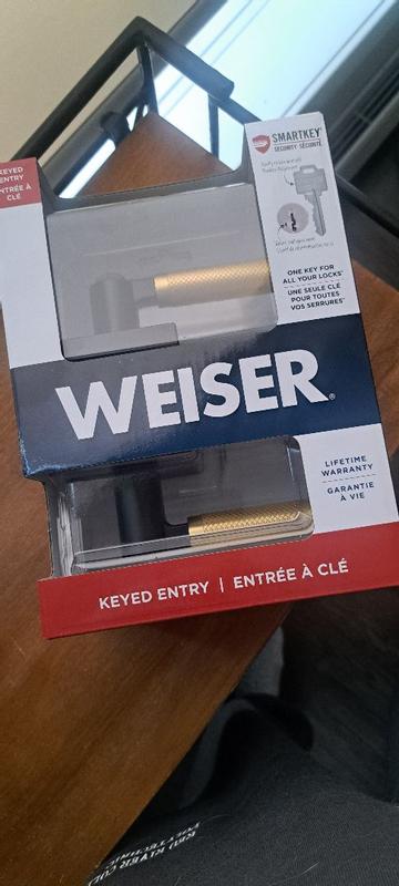 Prava Lever (Rectangle) - Keyed - featuring SmartKey - | Weiser