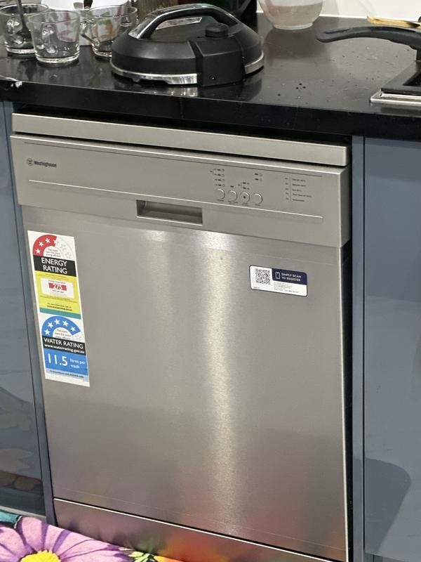 Westinghouse Stainless Steel Freestanding Dishwasher Stainless Steel  Wsf67381s Westinghouse Dishwasher On Sale