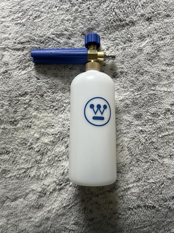 Big W with this foam can