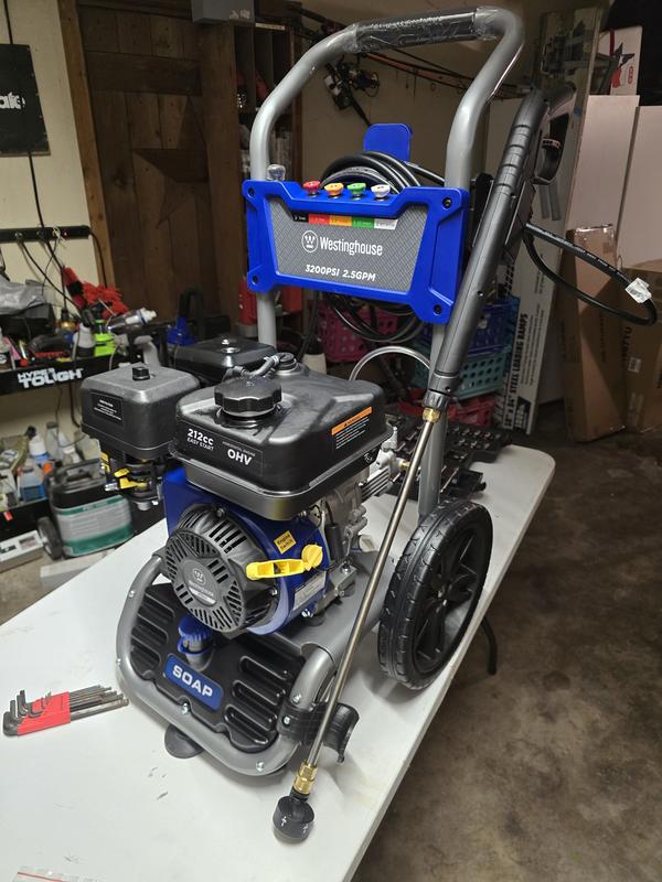 Right up and ready to run . Water first.