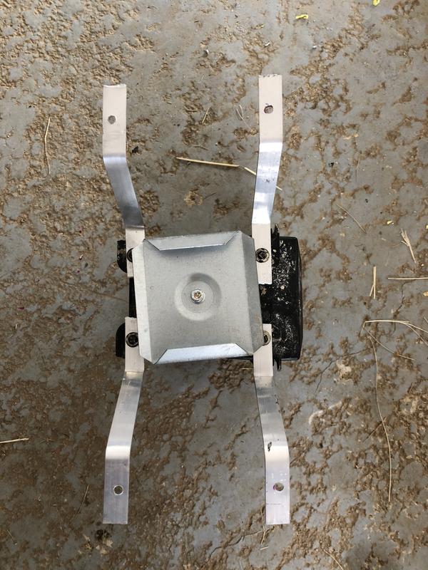 Had to make my own brackets