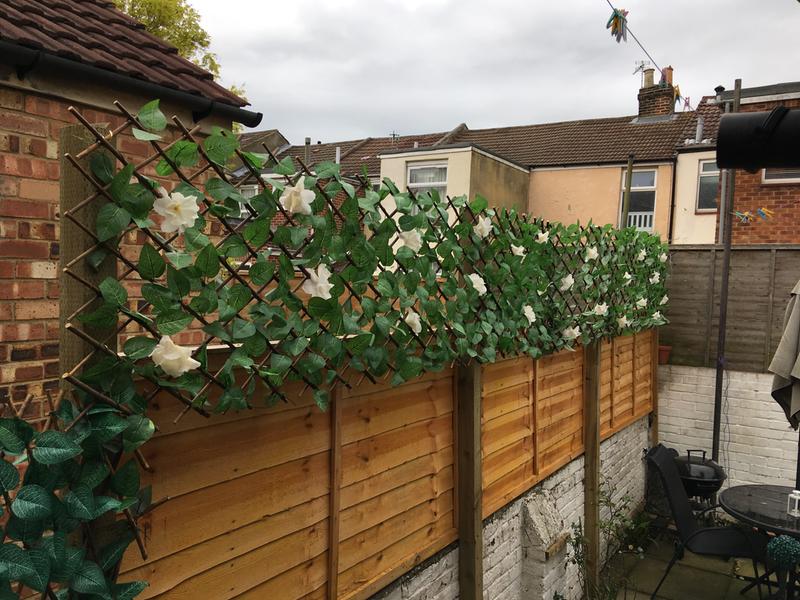 Garden Trellis Screening Garden Fence Panels Gates Artificial Leaf Trellis Wilko