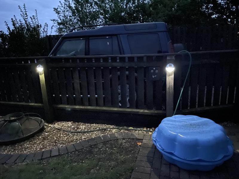 Wilko 6 Pack Garden Solar Fence Lights Wilko