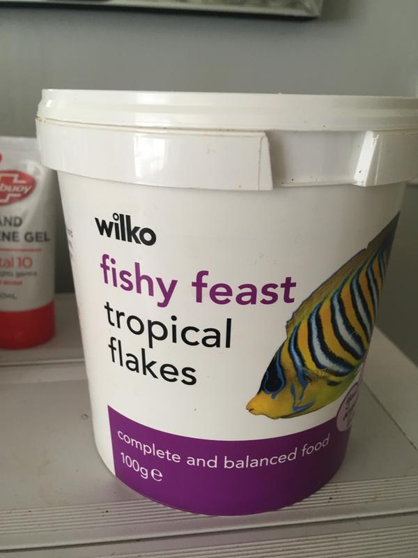 Wilko tropical 2025 fish food