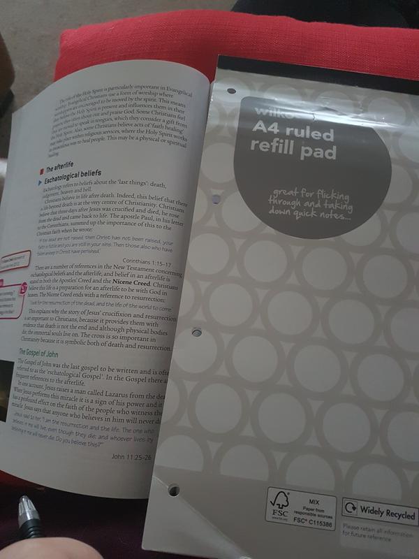 Unbekannt A4 5 Mm Kariert Liniert Pads 80 Gsm 160 Seiten (Single