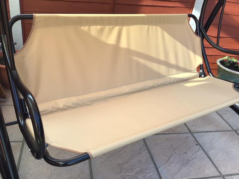 Charles bentley 3 seater premium swing seat with online canopy