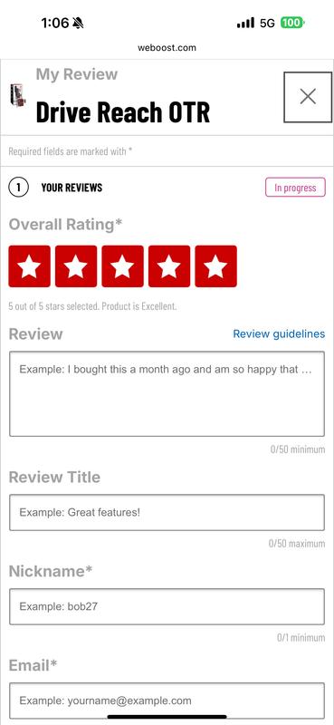 User uploaded product image