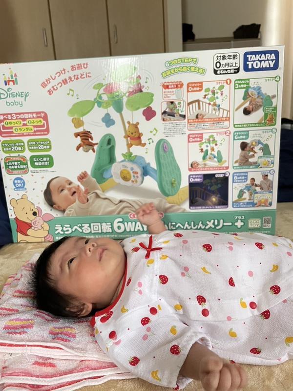 えらべる回転 6WAYジムにへんしんメリー プラス くまのプーさん