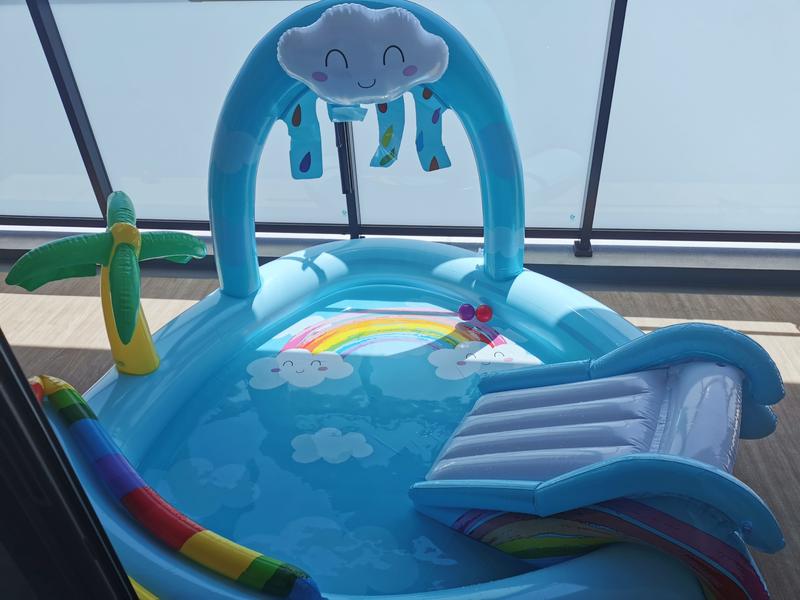 トイザらス限定 レインボープレイセンター 185cm 178 119cm ビニールプール トイザらス