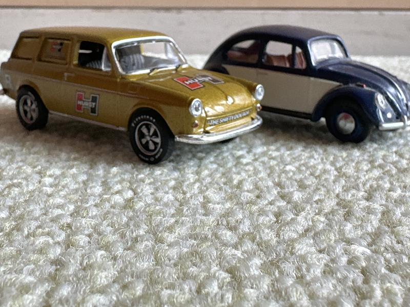 グリーンライト  3種セット  お買い得 GL 1/64 1969 Volkswagen Type 3 Squareback Panel - Hurst