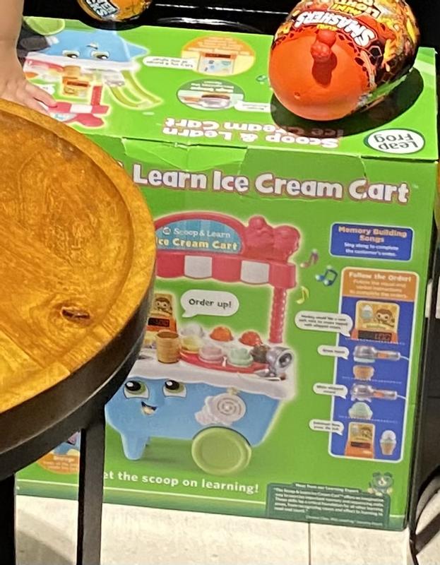 Play and learn sales ice cream cart